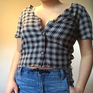 🌻NWT H&M cropped blouse